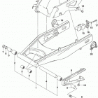 GSX,S750 Rear swingingarm (gsx-s750zl8 e03)