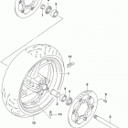 GSX,S1000 Front wheel (gsx-s1000al8 e33)