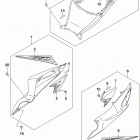 GSX,R750 Frame cover (ysf)