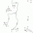 GSX,S1000 Front brake hose (gsx-s1000l8 e33)