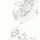 DR,Z125,L Front wheel (dr-z125l8 e28)