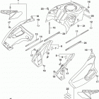DL1000A XA Fuel tank cover (dl1000xal8 e03)