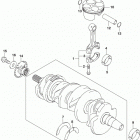 GSX,R750 Коленвал
