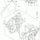 RM,Z450 Картер двигателя