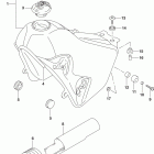 DR,Z400S Fuel tank (dr-z400sl8 e33)