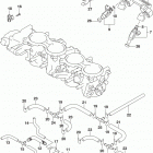 GSX,R750 Throttle body hose  /  joint (gsx-r750l8 e33)