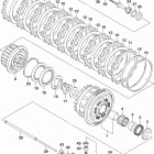 GSX,R600 Сцепление