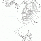 GSX,S750 Front wheel (gsx-s750al8 e33)