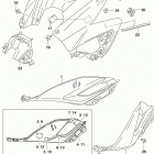 GSX,S750 Fuel tank cover (gsx-s750al8 e33)