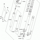 RM,Z250 Передняя вилка