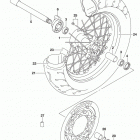 DR,Z400SM Переднее колесо
