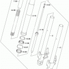 VZ1500 Передняя вилка