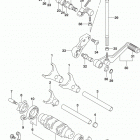 GSX,R750 Механизм  переключения передач