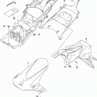 GSX,R750 Задний бампер