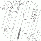 DR,Z400SM Передняя вилка