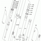 RM,Z450 Передняя вилка