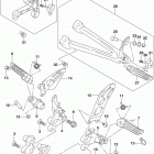 GSX,R750 Подножки