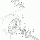 GSX,S1000 Rear wheel (gsx-s1000al8 e28)