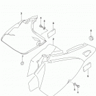 DR,Z400S Frame cover (dr-z400sl8 e03)