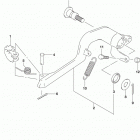 DR,Z400S Педаль тормоза