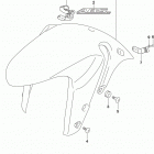 GSX,S750 Front fender (gsx-s750azl8 e33)