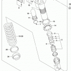 RM,Z250 Задние амортизаторы