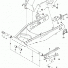 GSX,S750 Rear swingingarm (gsx-s750zl8 e33)