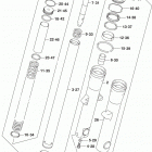VL1500 Front fork damper (vl1500tl8 e28)