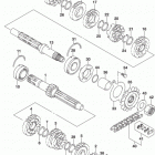 GSX250R Трансмиссия