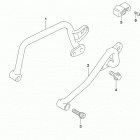 DR650SE Rear grip (dr650sel8 e03)