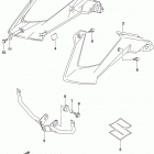DR200S Fuel tank cover (yu1)
