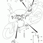 GSX,S750 Wiring harness (gsx-s750l8 e03)