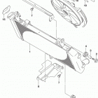 GSX,S750 Radiator (gsx-s750zl8 e33)
