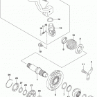 RM,Z450 Кик стартер