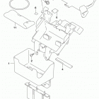 GSX250R Battery holder