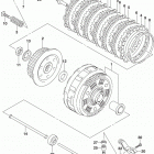 SV650,A Сцепление