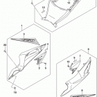 GSX R750 Frame cover (ysf)