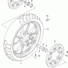 DL1000A,XA Front wheel (dl1000al8 e28)