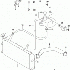 DL1000A,XA Радиатор и Патрубки