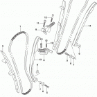 VL800 Цепь ГРМ