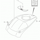VZ800 Fuel tank cover