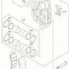 GSX1300R,A Front caliper (gsx1300ral7 e28)
