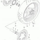 GSX1300R,A Переднее колесо