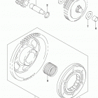 DR,Z400SM Муфта стартера
