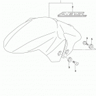 SV650,A Front fender (sv650al7 e33)