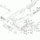 DR,Z125,L Rear swingingarm (dr-z125l e28)
