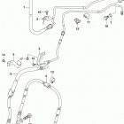 SV650,A Front brake hose (sv650al7 e28)