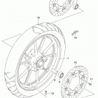 DL650A Front wheel (dl650al7 e03)