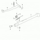 DR650SE Подножка