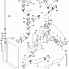 VL1500 Radiator hose (vl1500tl7 e03)